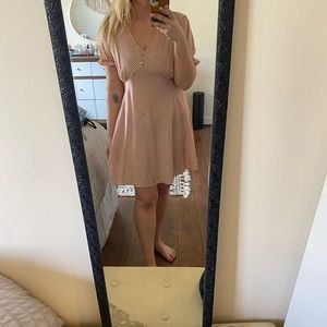 Hardly worn red wnd white ASOS dress